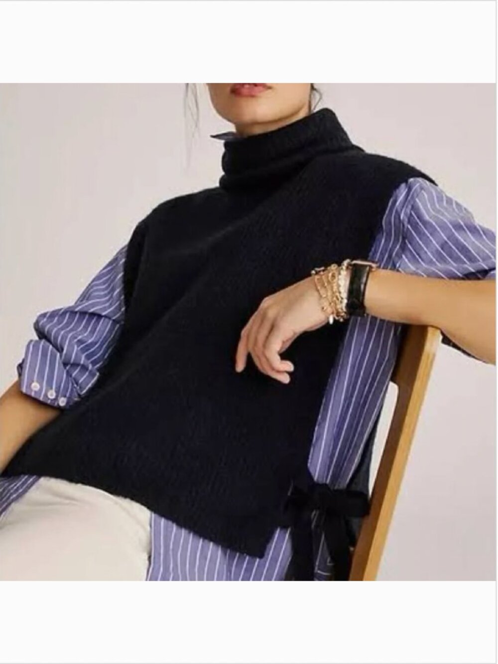 Scotch & Soda Turtleneck Knit Sweater Vest